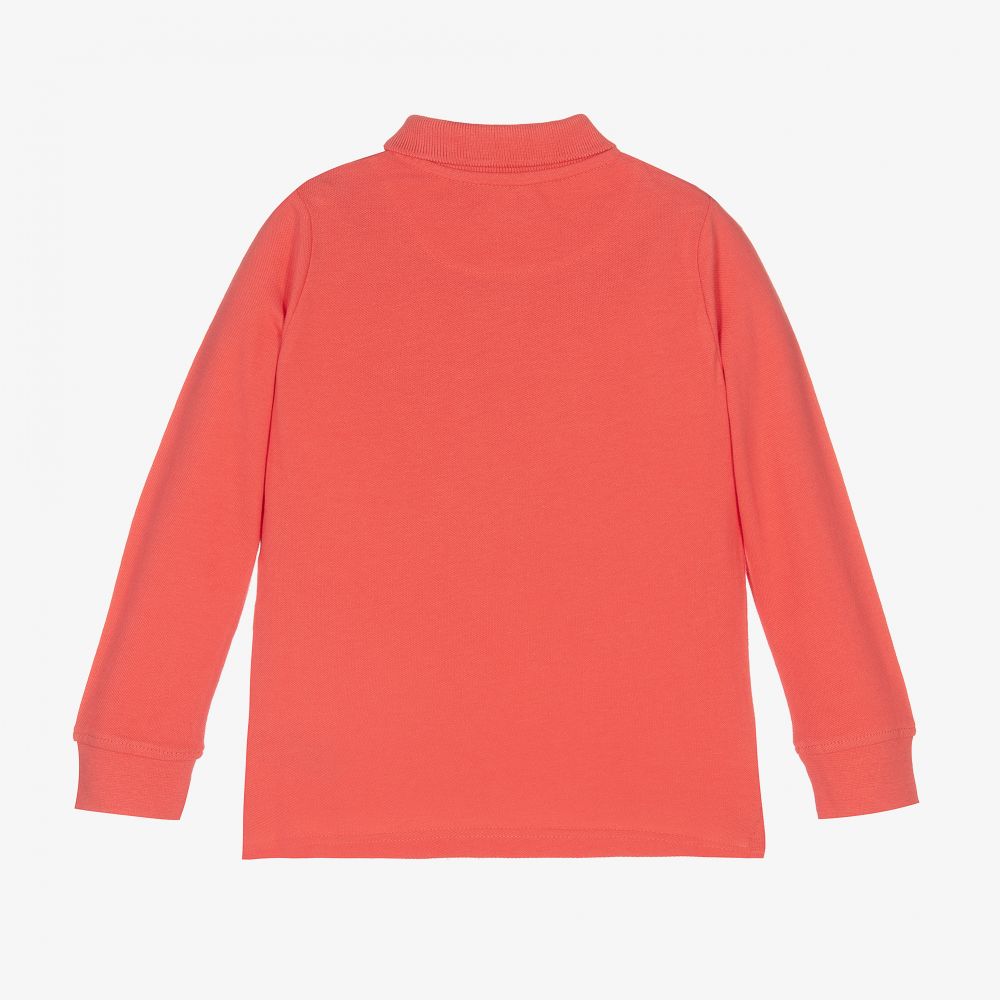 U.S. Polo Assn.-Boys Coral Cotton Polo Shirt | Childrensalon Outlet