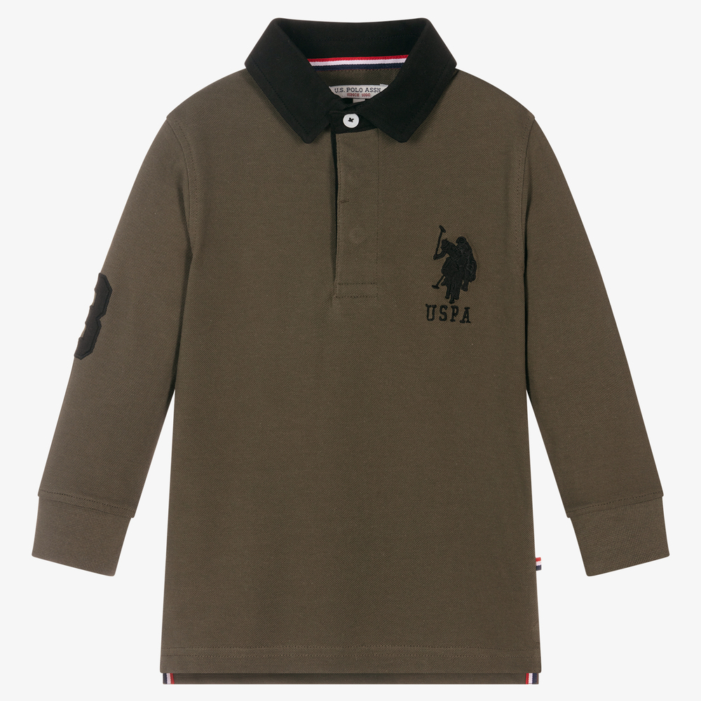 U.S. Polo Assn. - Boys Cotton Piqué Polo Shirt | Childrensalon