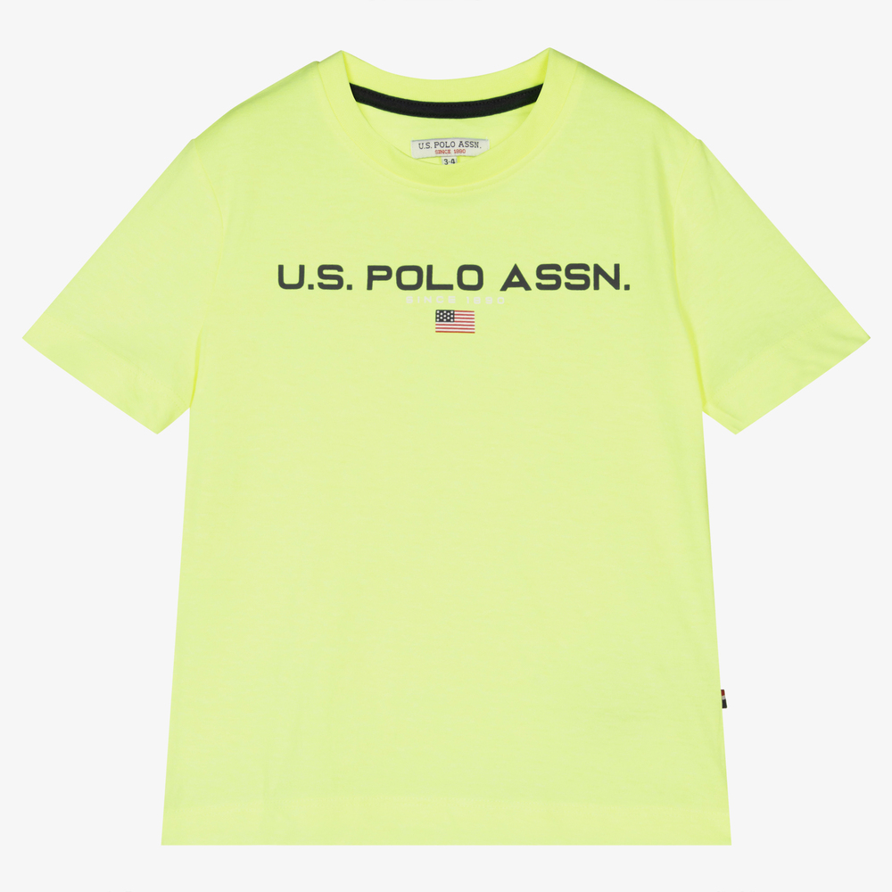 U.S. Polo Assn. - Boys Green Cotton T-Shirt | Childrensalon