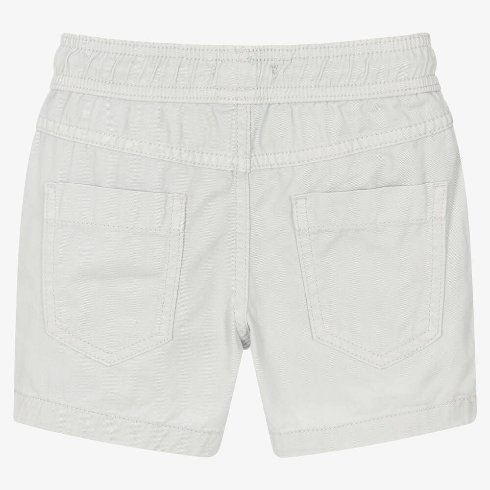U.S. Polo Assn.-Boys Grey Cotton Shorts | Childrensalon Outlet