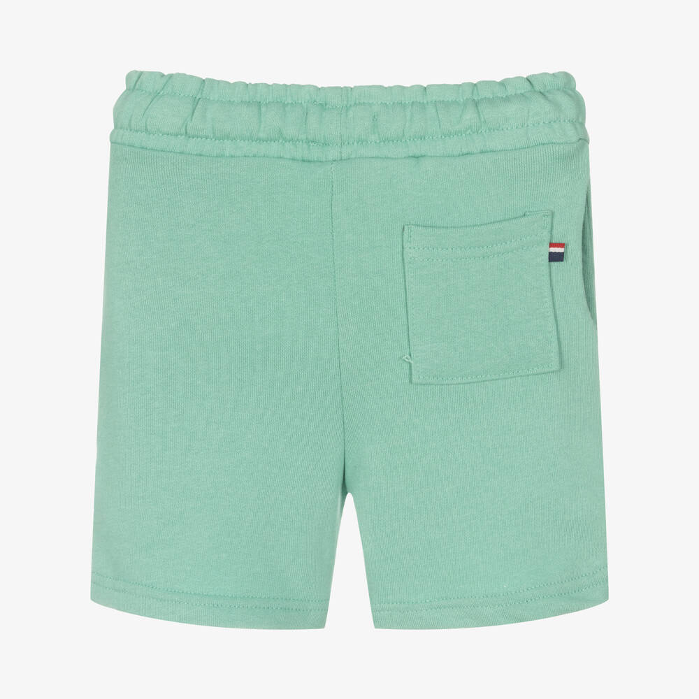 U.S. Polo Assn.-Boys Mint Green  cotton Shorts | Childrensalon Outlet