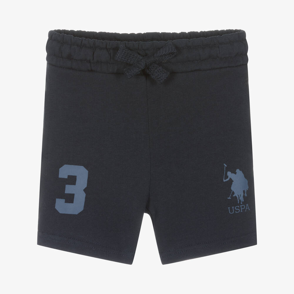 U.S. Polo Assn. - Boys Navy Blue Cotton Shorts | Childrensalon