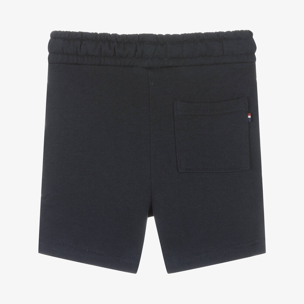 U.S. Polo Assn.-Boys Navy Blue Cotton Shorts | Childrensalon Outlet