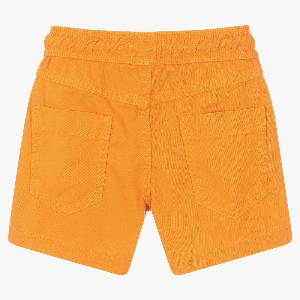 U.S. Polo Assn.-Boys Orange Cotton Shorts | Childrensalon Outlet