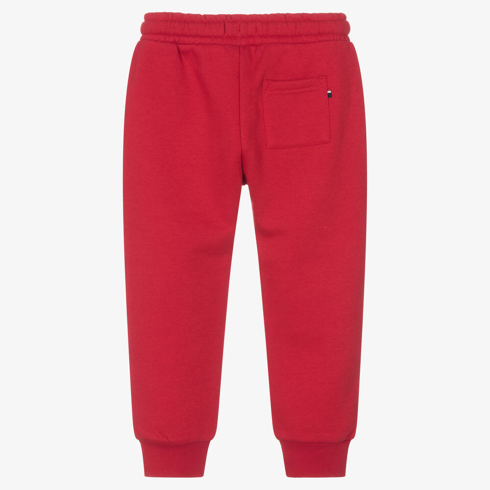 U.S. Polo Assn. - Boys Red Cotton Logo Joggers | Childrensalon Outlet