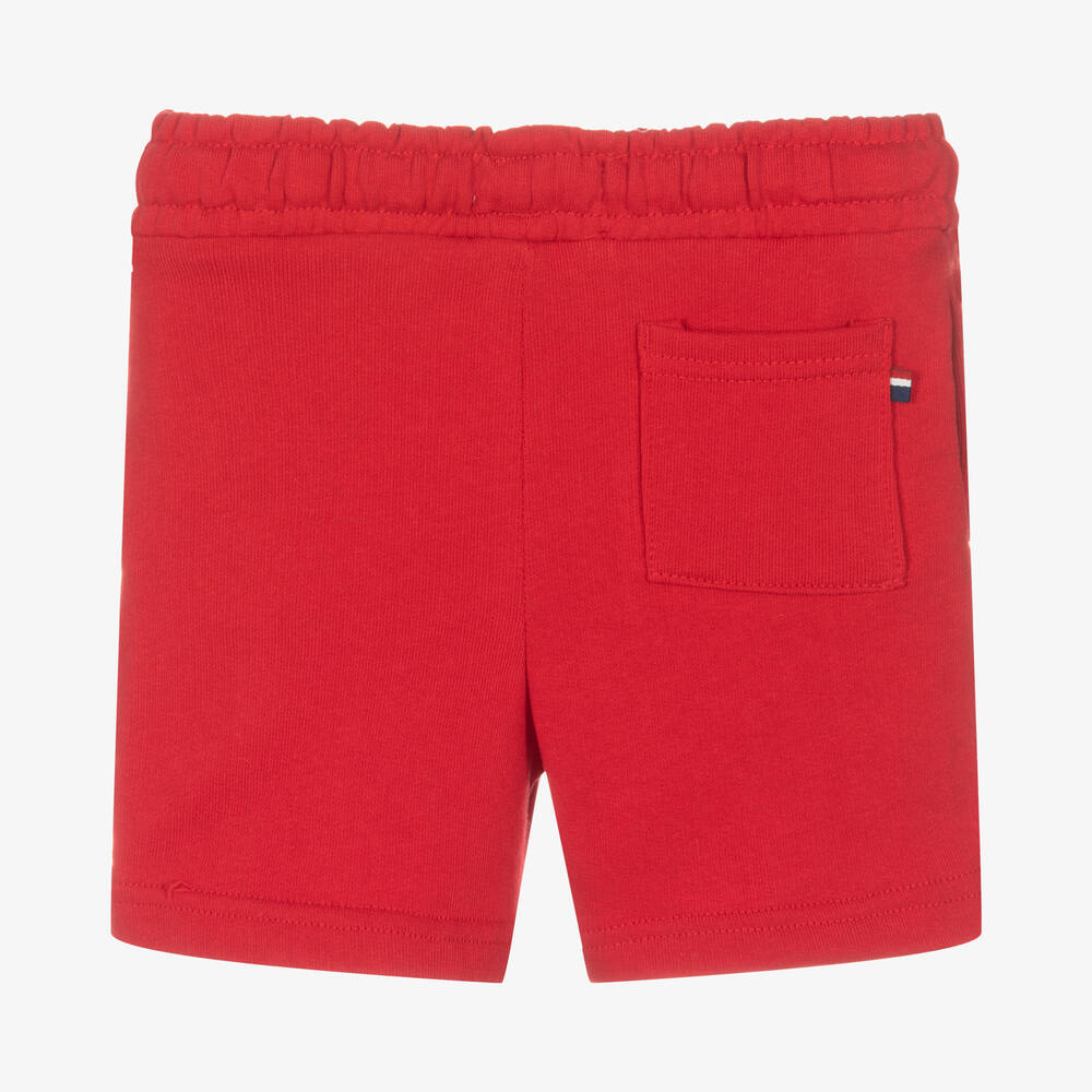 U.S. Polo Assn. Boys Red Cotton Logo Shorts Childrensalon Outlet