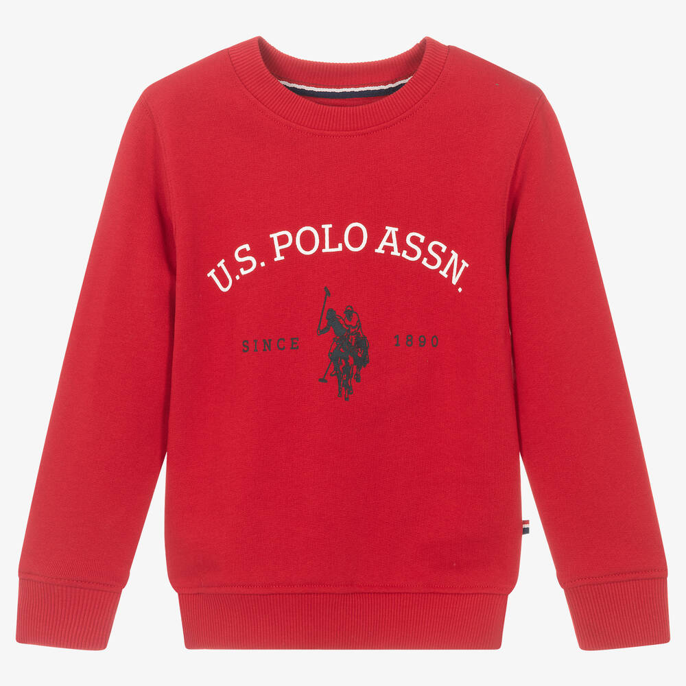 Boys polo clearance sweatshirt