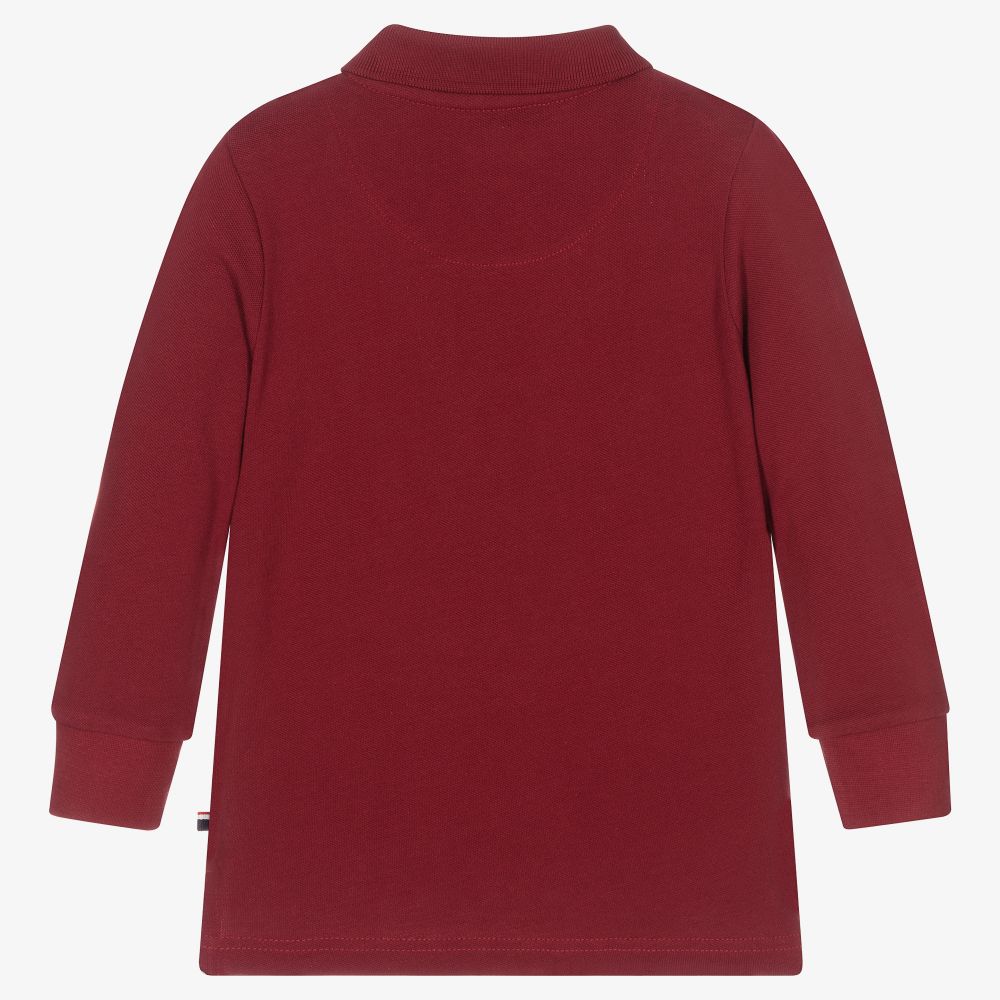 U.S. Polo Assn.-Boys Red Cotton Polo Shirt | Childrensalon Outlet
