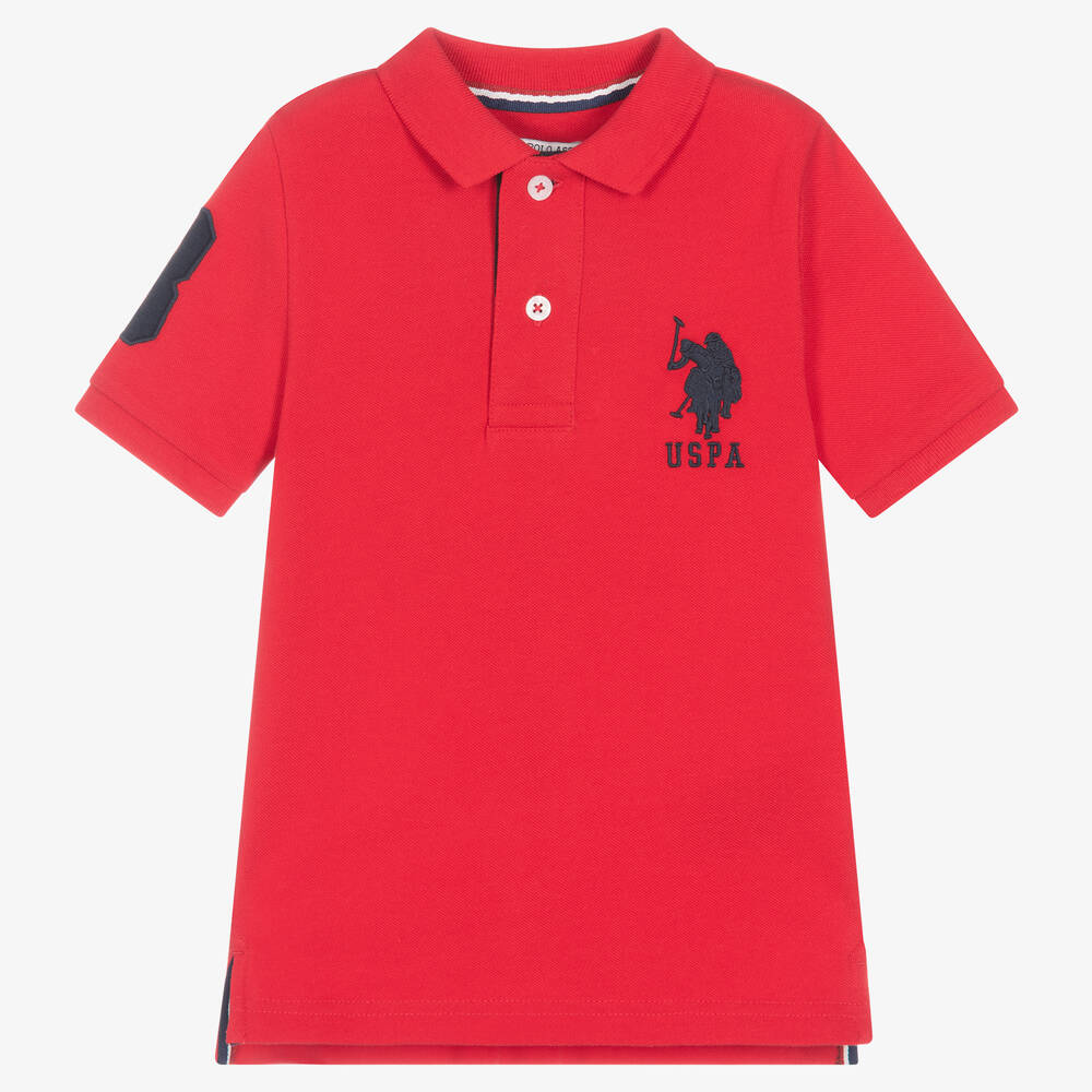 Uspa red t shirt new arrivals