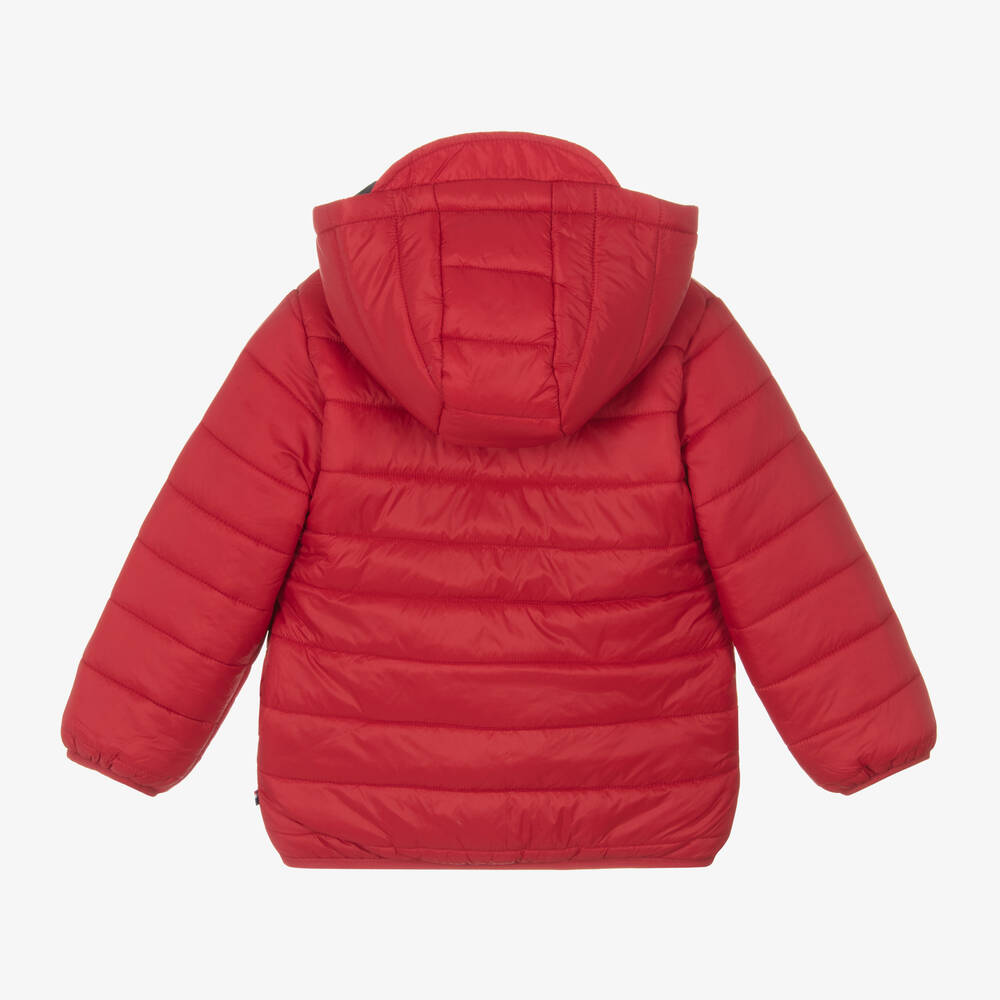 U.S. Polo Assn. Boys Red Puffer Jacket