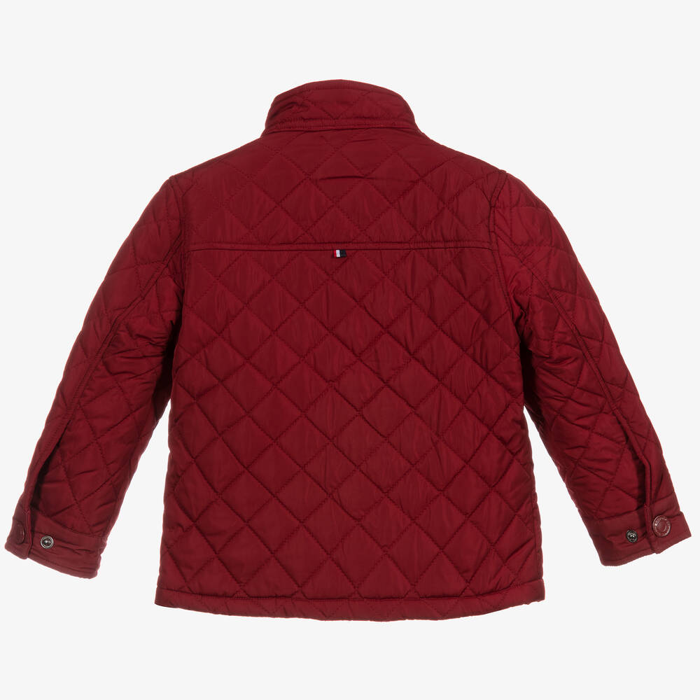 Burgundy quilted jacket mens 2025