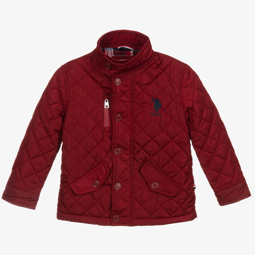 Polo boys store quilted jacket