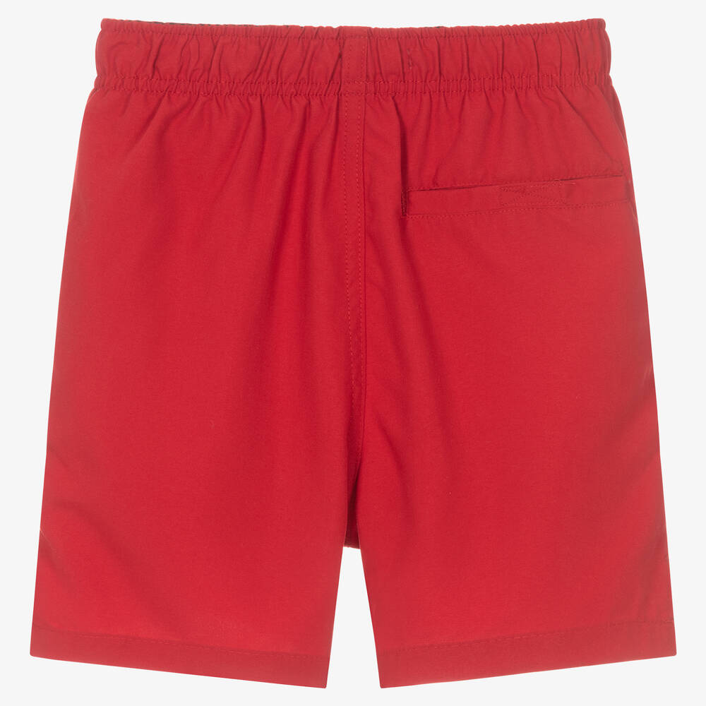 Boys red swim shorts store