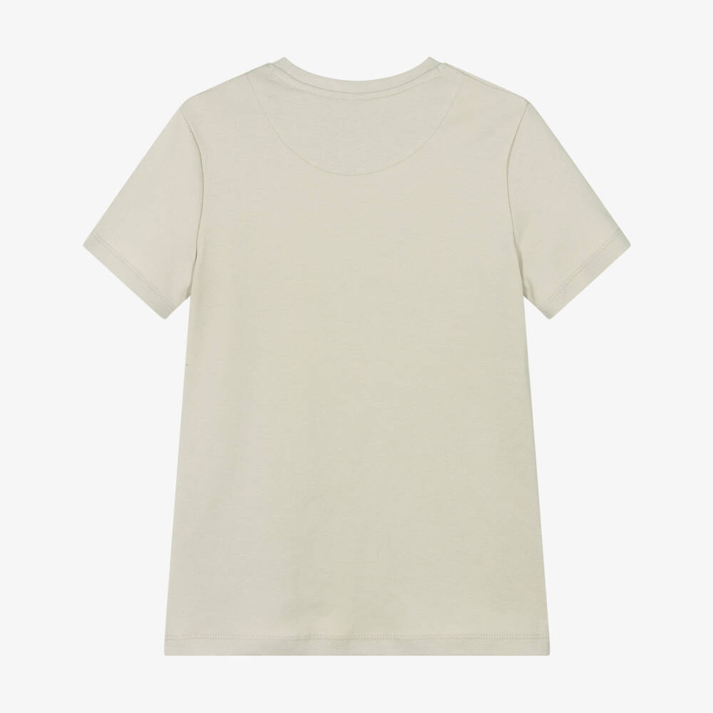 U.S. Polo Assn.-تيشيرت قطن لون رمادي للأولاد | Childrensalon Outlet