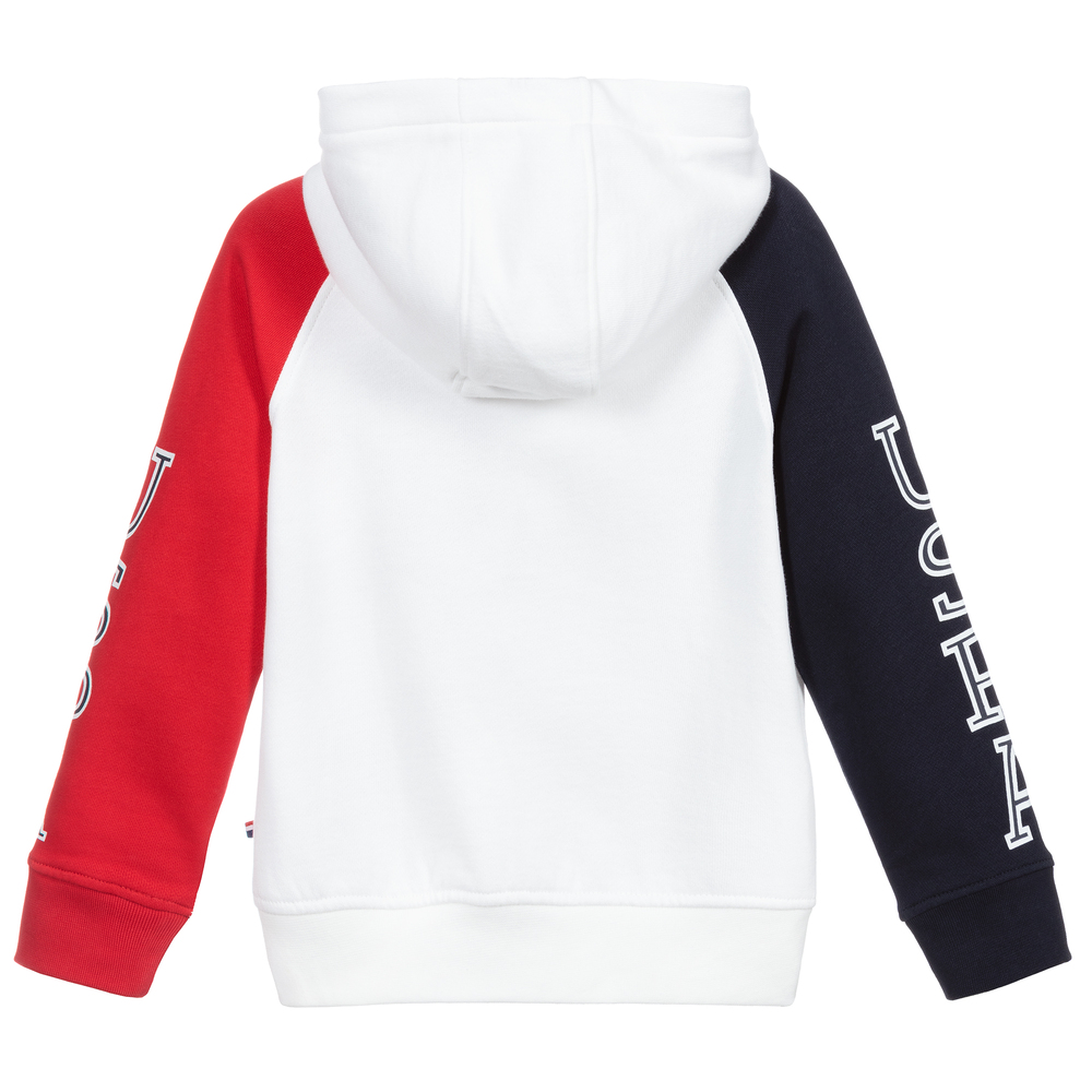 Boys white hoodie store