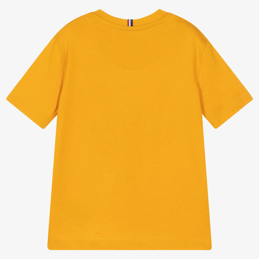 U.S. Polo Assn. - Boys Yellow Cotton Jersey Logo T-Shirt ...