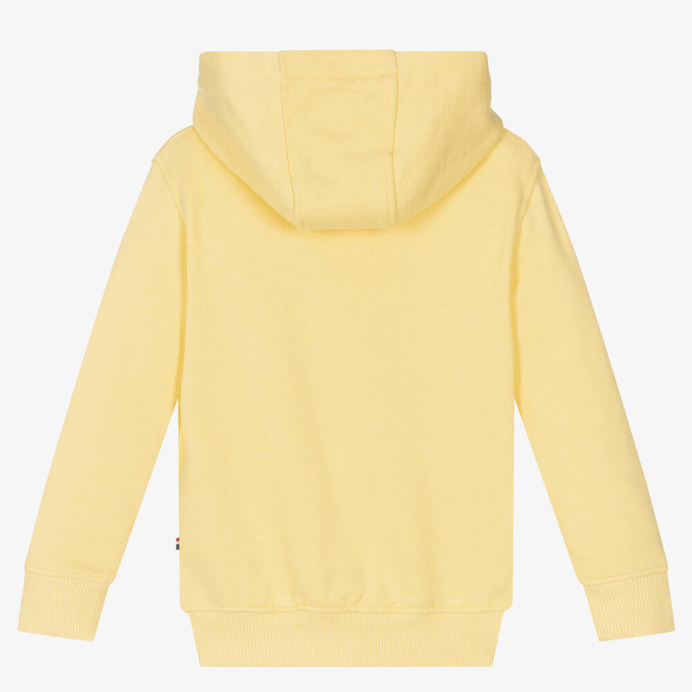 Yellow polo hoodie discount