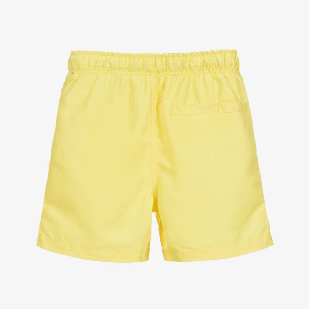 U.S. Polo Assn.-Boys Yellow Logo Swim Shorts | Childrensalon Outlet