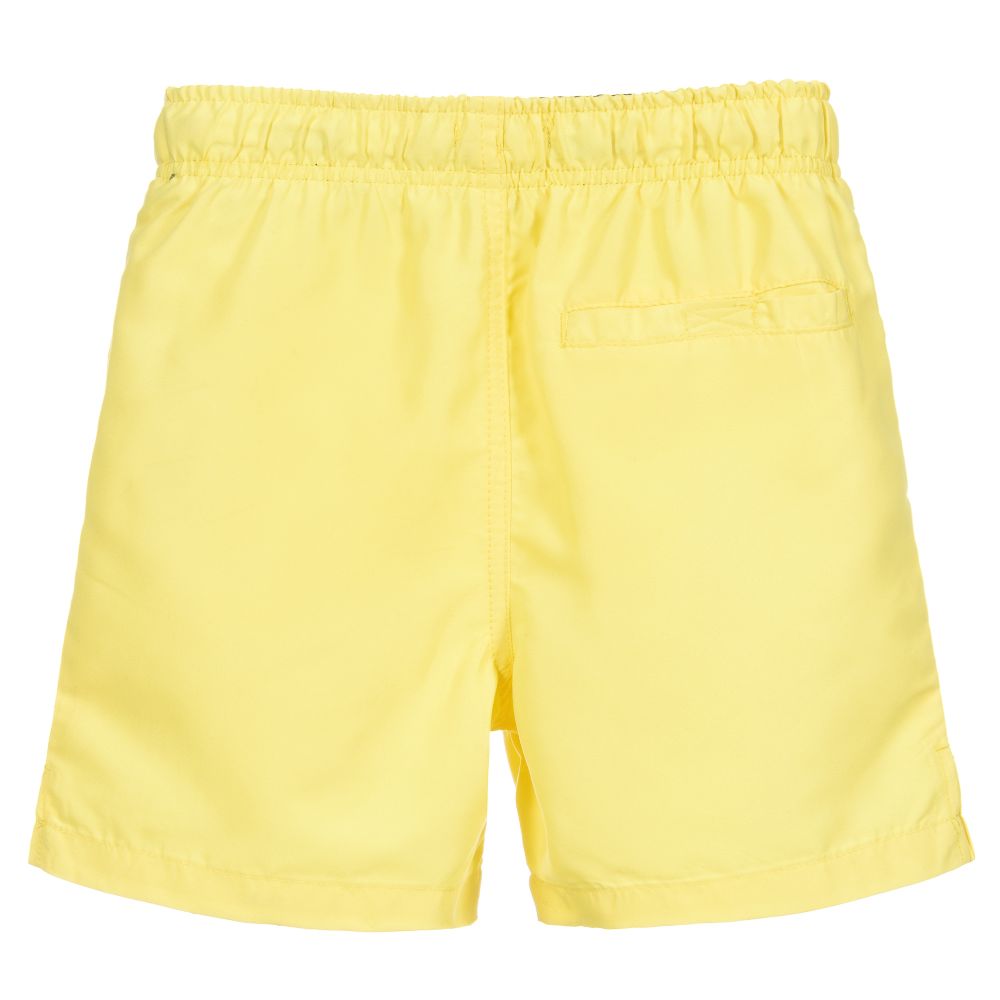 Boys yellow swim shorts shop