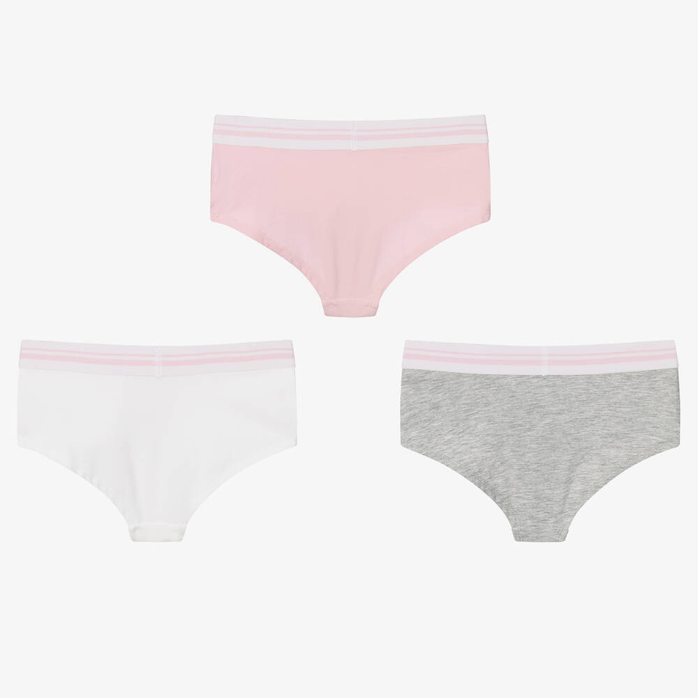 U.S. Polo Assn.-Girls Cotton Knickers (3 Pack) | Childrensalon Outlet