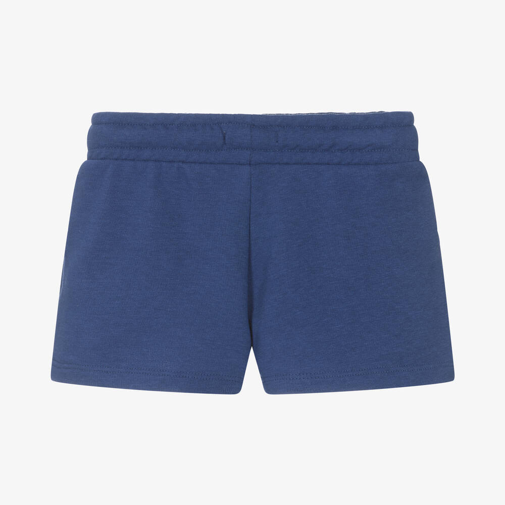 Girls navy cheap jersey shorts