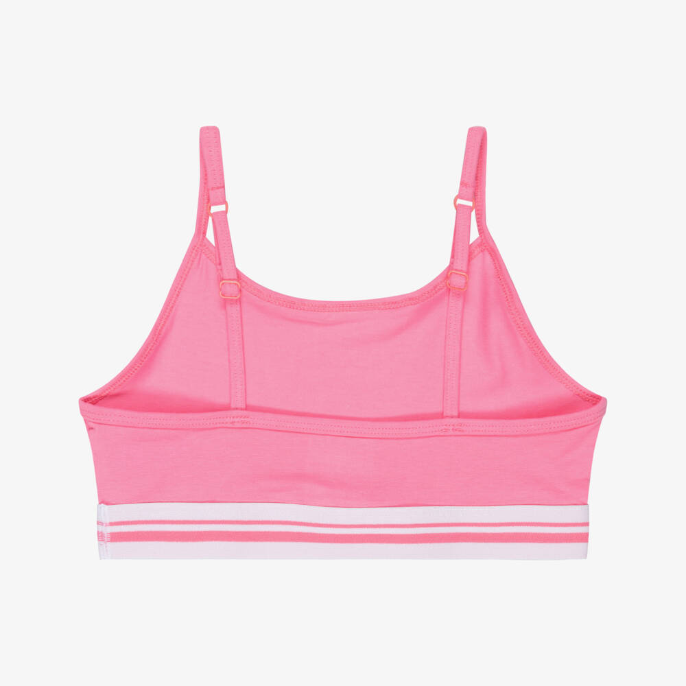 U.S. Polo Assn.-Girls Pink & Navy Blue Cotton Bra Tops (2 Pack) | Childrensalon Outlet