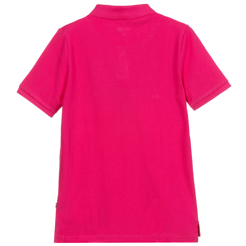 U.S. Polo Assn.-Pink Cotton Logo Polo Shirt | Childrensalon Outlet