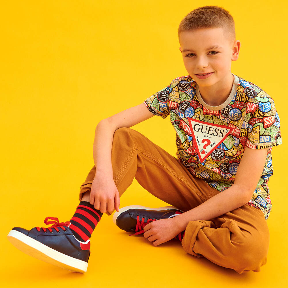 U.S. Polo Assn.-Red & Blue Socks (3 Pack) | Childrensalon Outlet