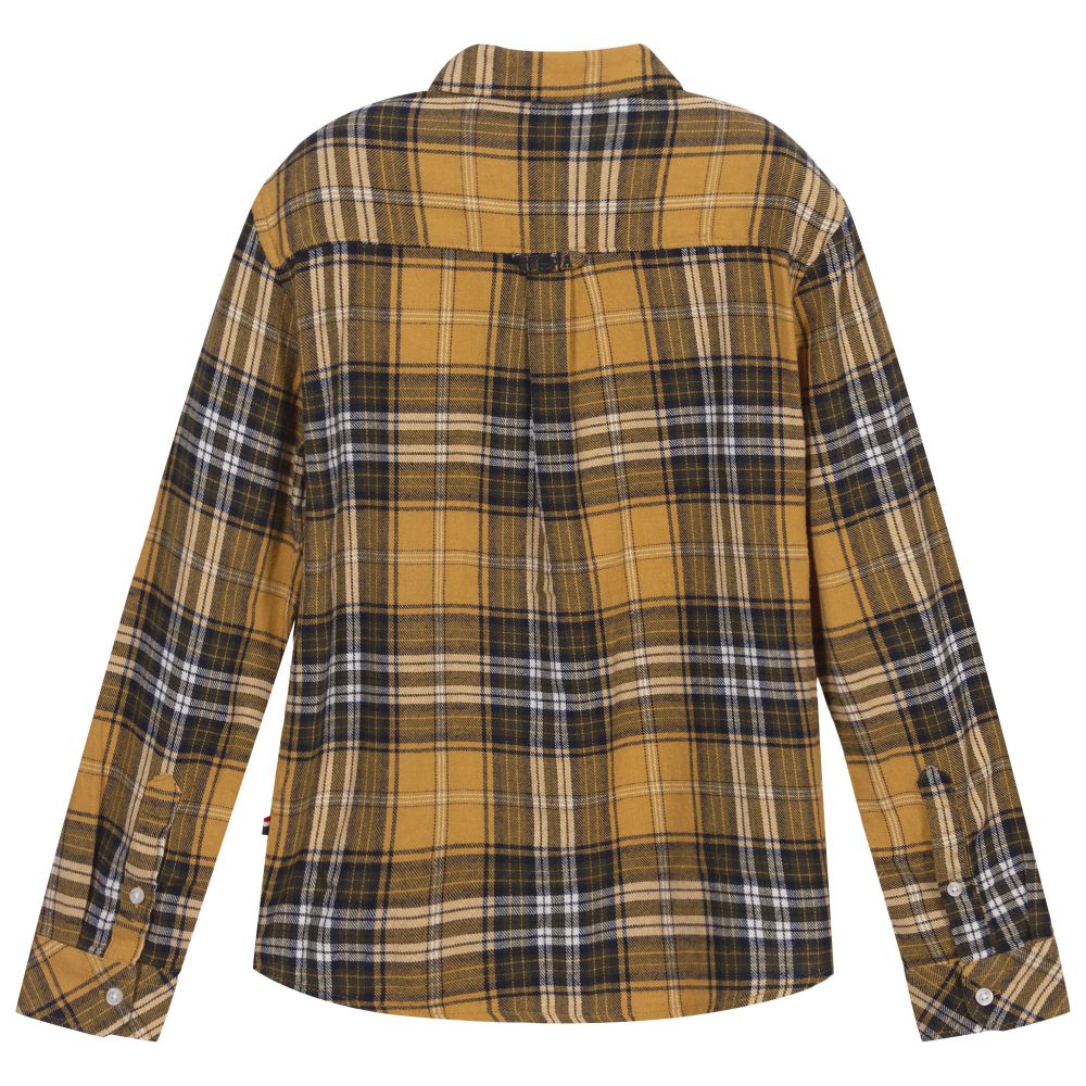U.S. Polo Assn. Yellow Check Cotton Shirt