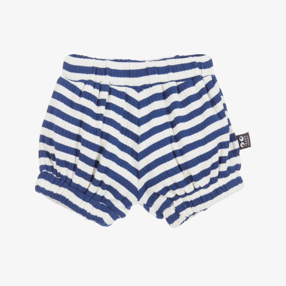 UBANG-Blue Striped Baby Shorts | Childrensalon Outlet