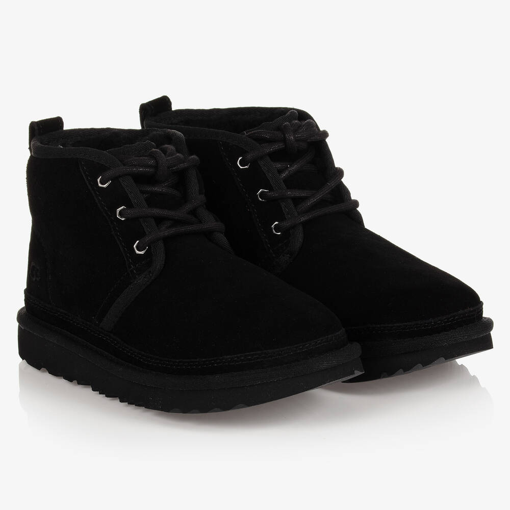 UGG - Черные замшевые ботинки | Childrensalon