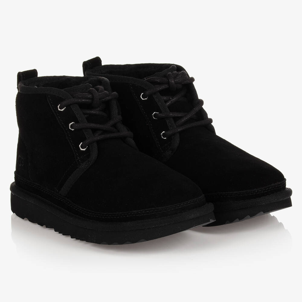 UGG - Schwarze Wildlederstiefel | Childrensalon