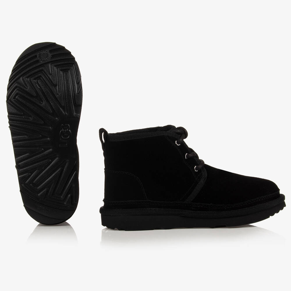UGG Black Suede Boots Childrensalon Outlet
