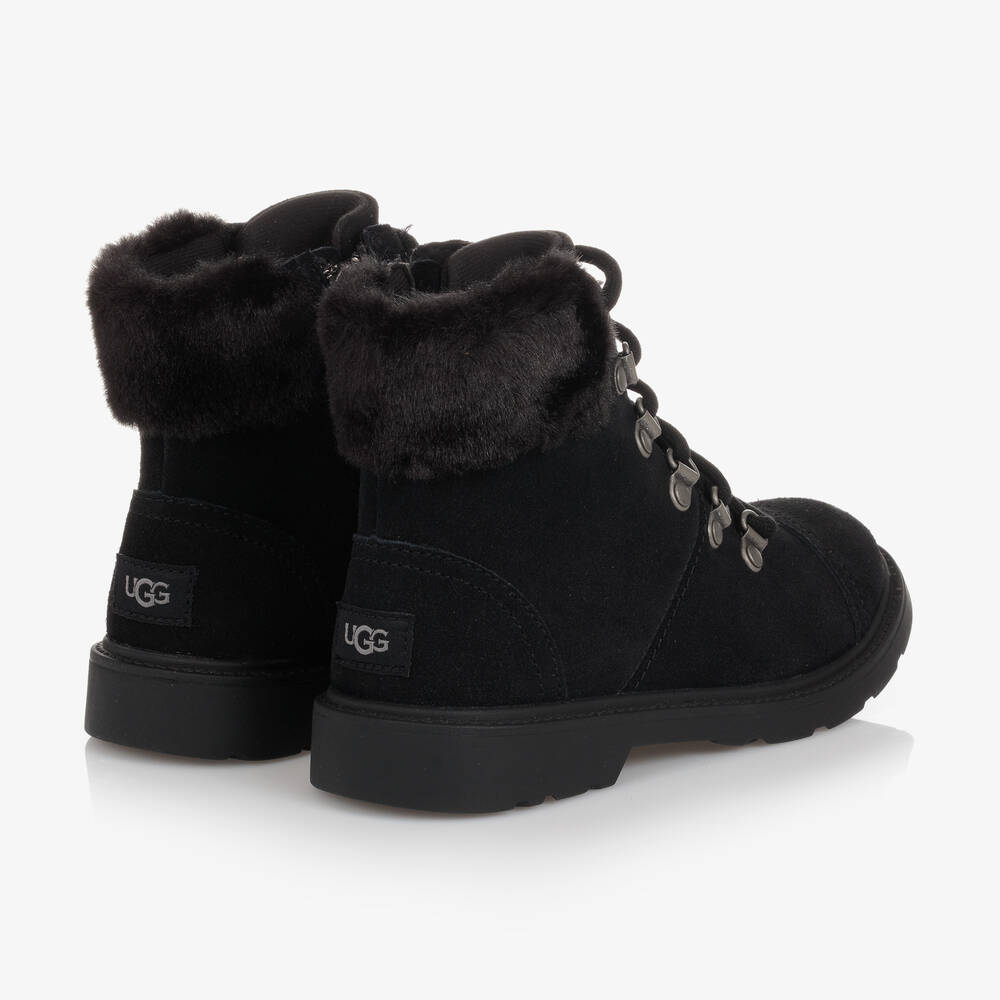 Black tie up cheap uggs
