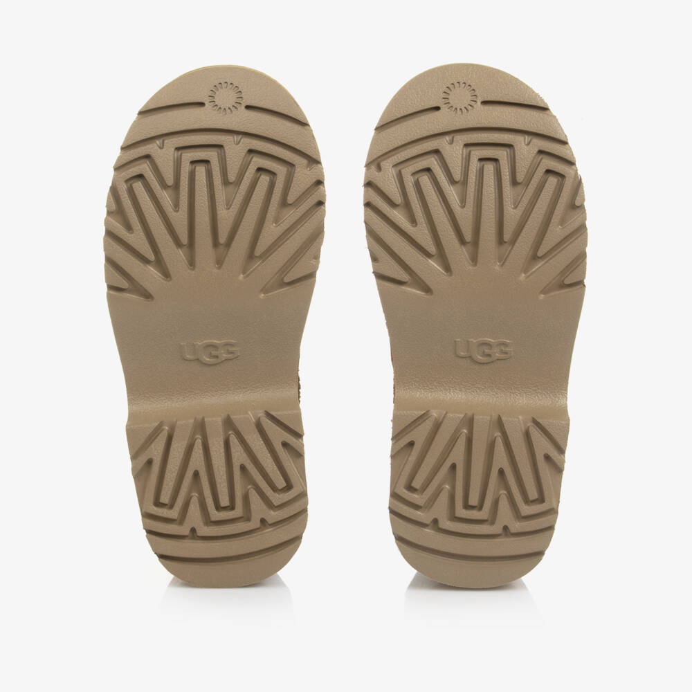 UGG-Boys Chestnut Ultra Mini Suede Boots | Childrensalon Outlet