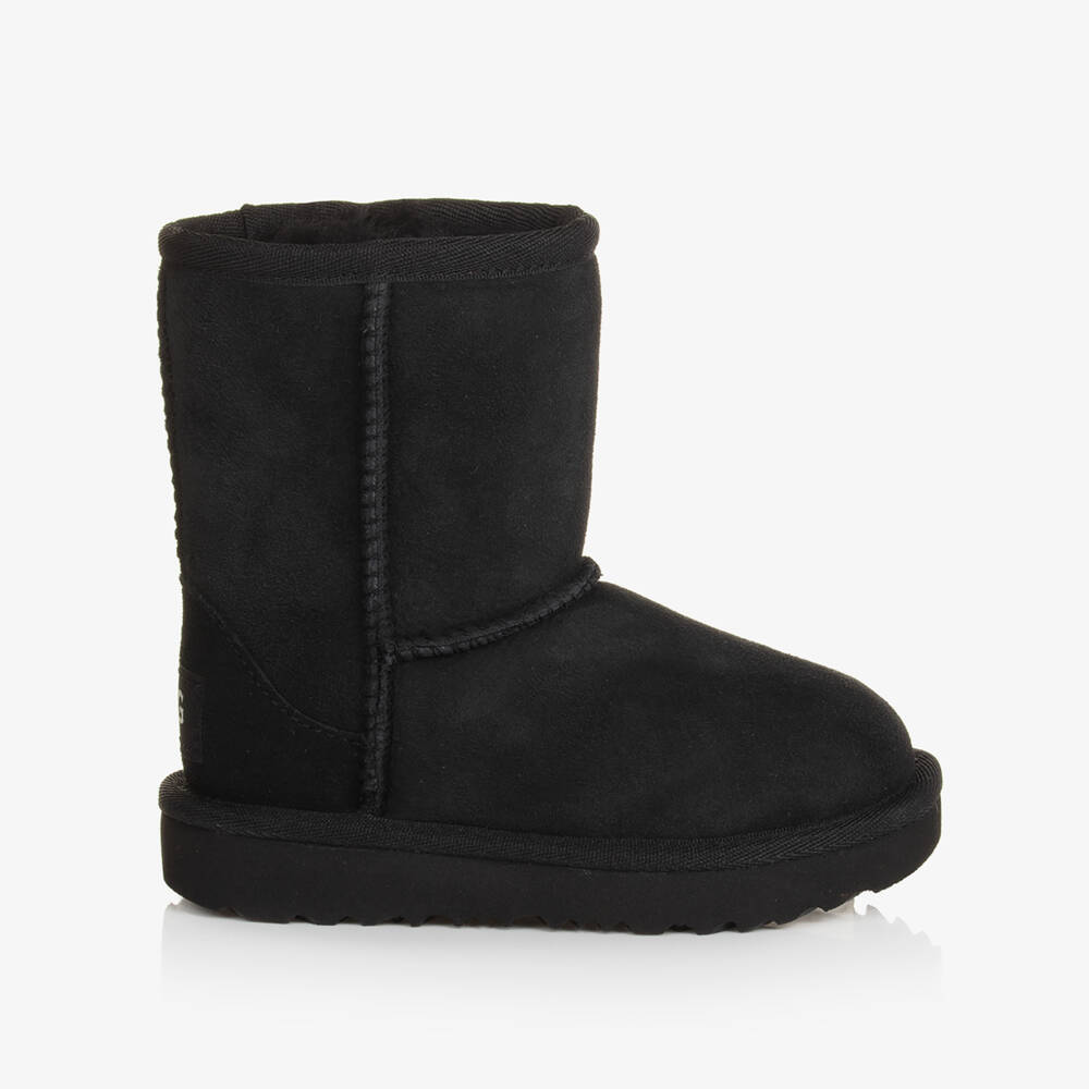 UGG-Boys Ebony Suede Sheepskin Boots | Childrensalon Outlet