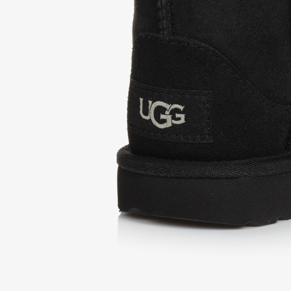UGG-Boys Ebony Suede Sheepskin Boots | Childrensalon Outlet