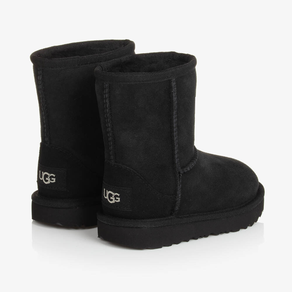 UGG-Boys Ebony Suede Sheepskin Boots | Childrensalon Outlet