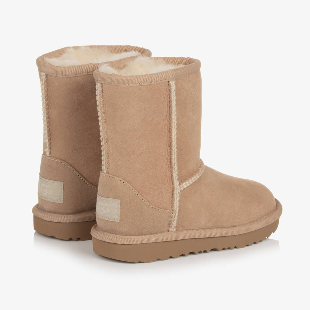 UGG-Boys Sand Suede Leather Boots | Childrensalon Outlet