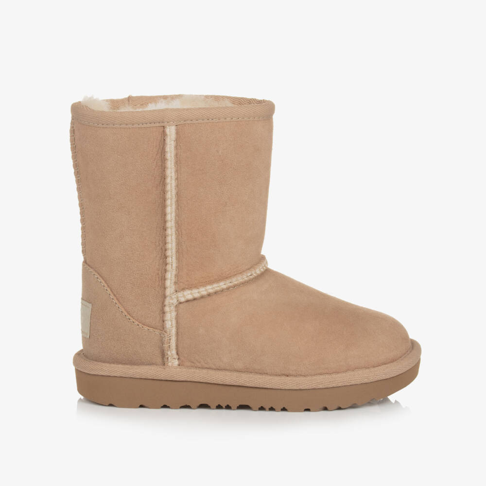 UGG-Boys Sand Suede Leather Boots | Childrensalon Outlet