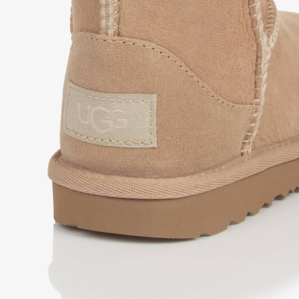 UGG-Boys Sand Suede Leather Boots | Childrensalon Outlet