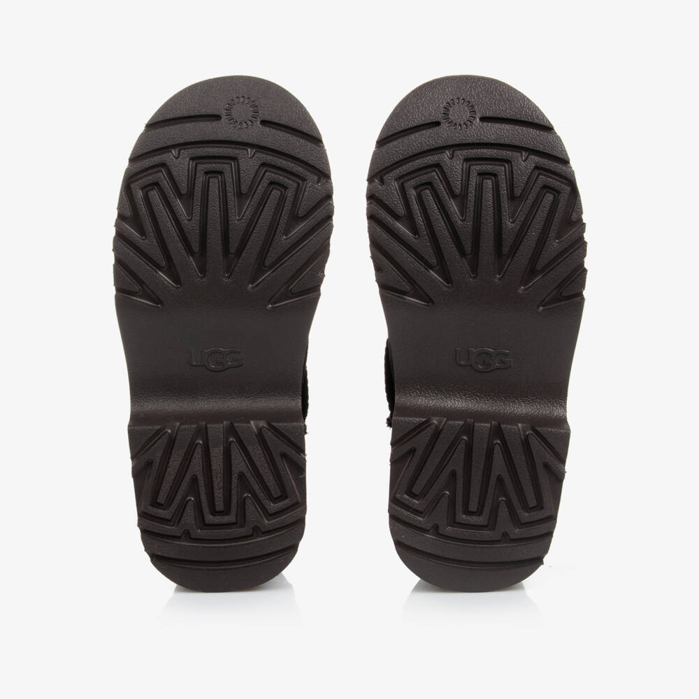 Une Fille-Уютные замшевые черные мини ботинки для мальчиков | Childrensalon Outlet