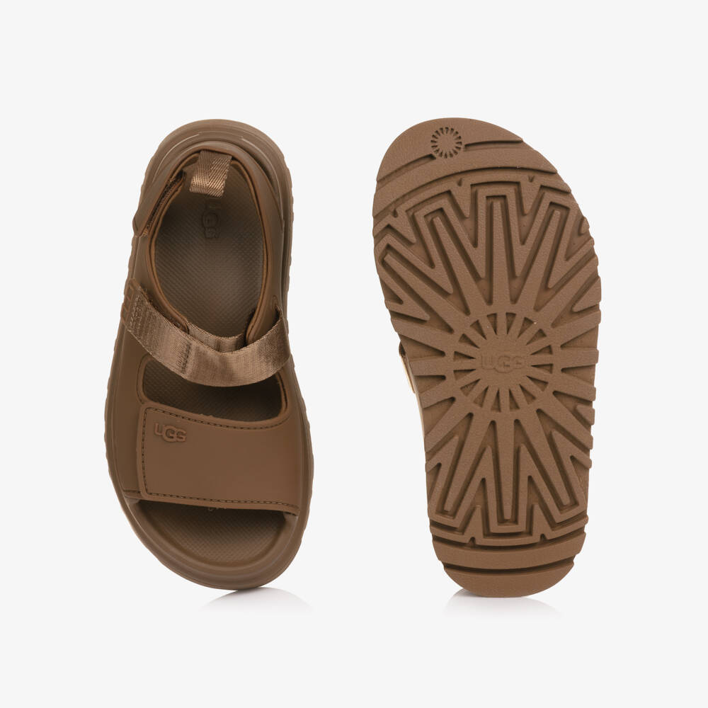 UGG-Brown EVA Rubber GoldenGlow Sandals | Childrensalon Outlet
