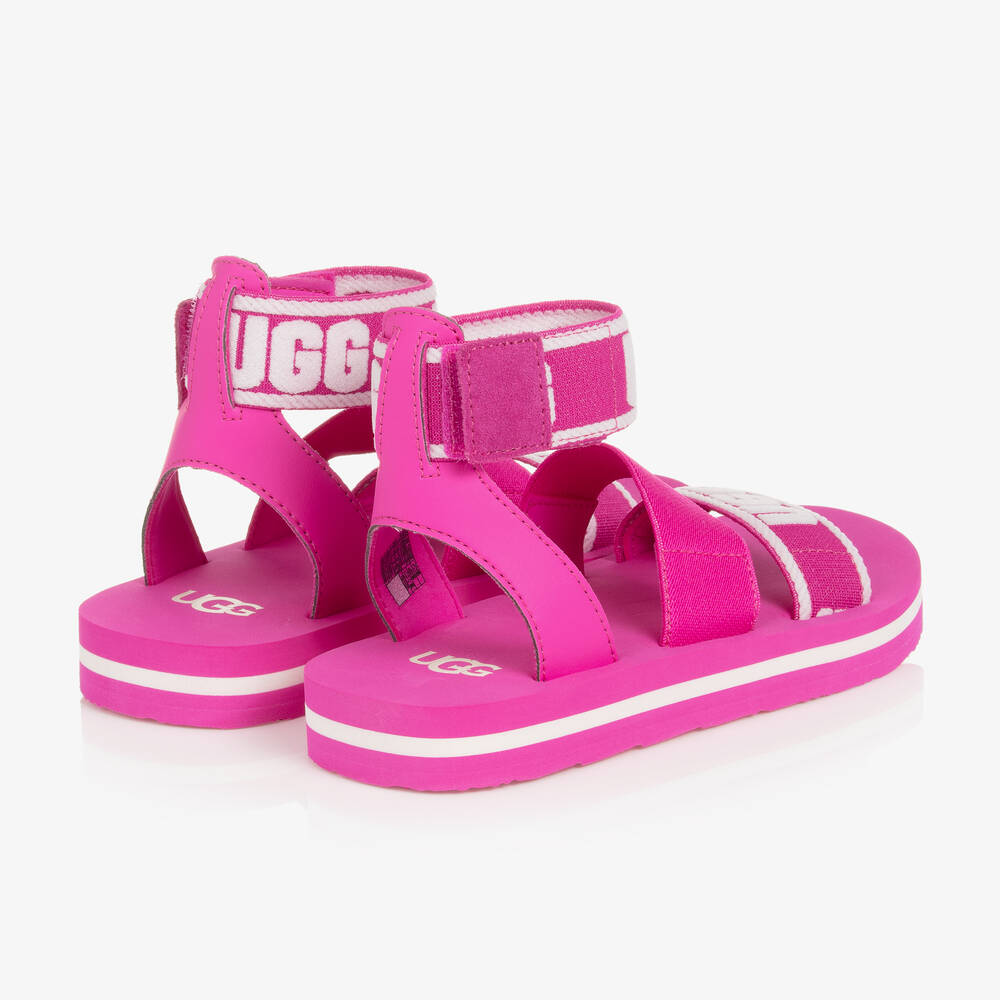 Ugg sandals hot sale pink