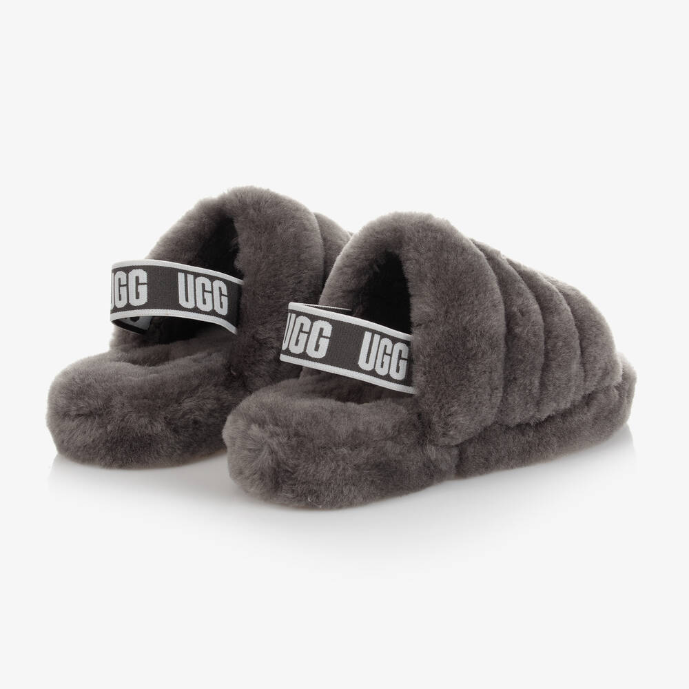 Ugg on sale sliders grey