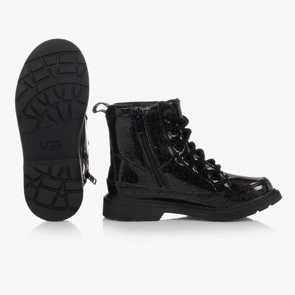 UGG-Teen Girls Black Glitter Boots | Childrensalon Outlet