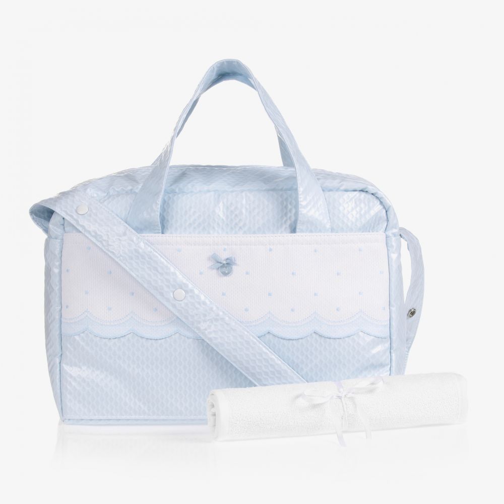Uzturre - حقيبة لمستلزمات الأطفال قماش لون أزرق (40 سم) | Childrensalon