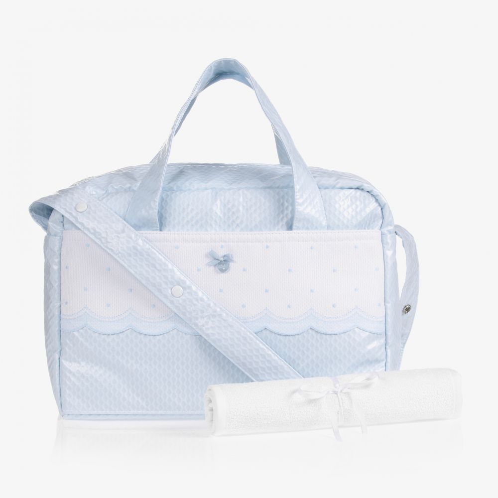 Uzturre - Sac à langer bleu (40 cm) | Childrensalon