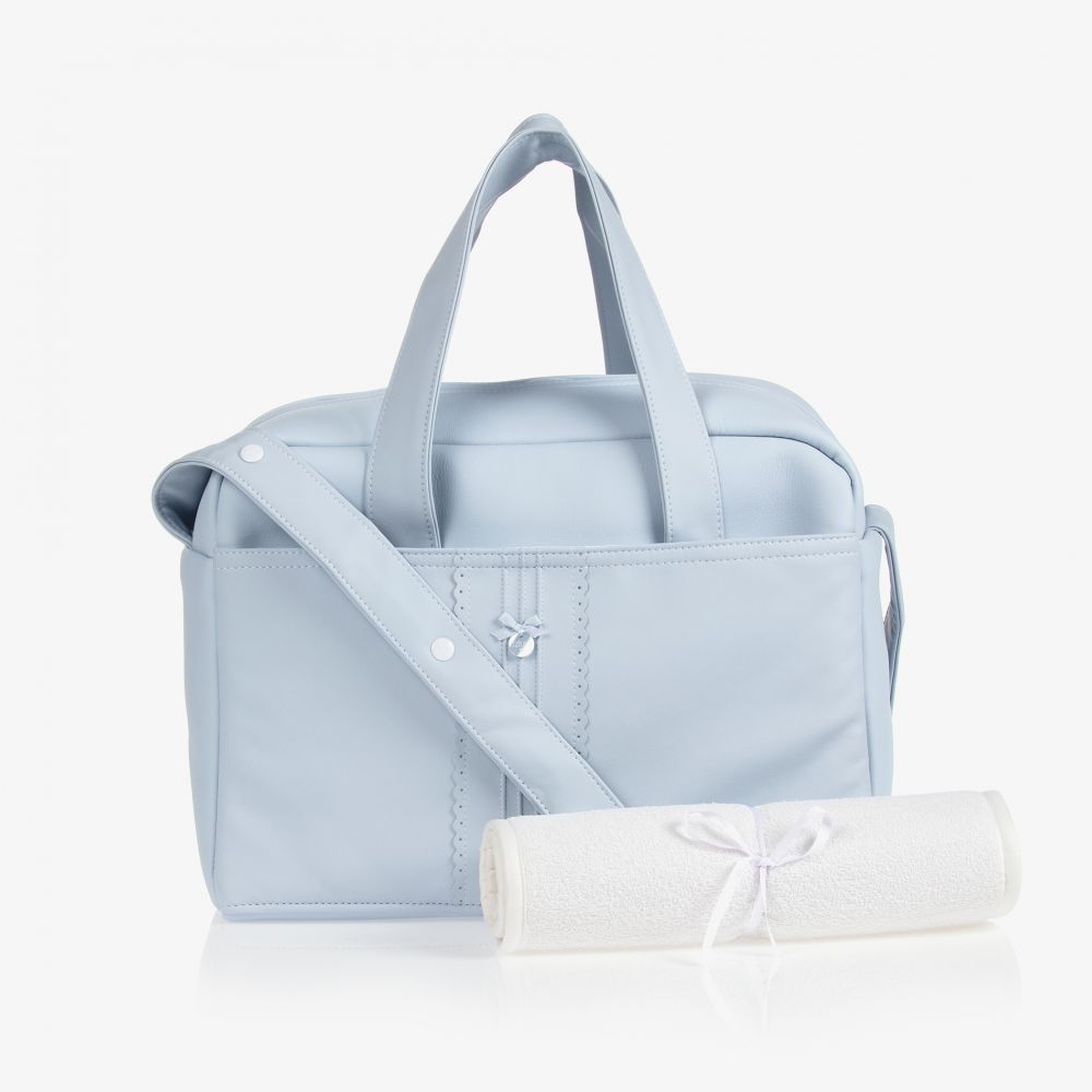Uzturre - حقيبة لمستلزمات الأطفال جلد صناعي لون أزرق (40 سم) | Childrensalon