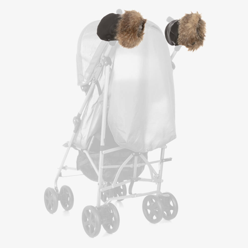 Uzturre-Boys Cosy Onyx Pram Mittens | Childrensalon Outlet